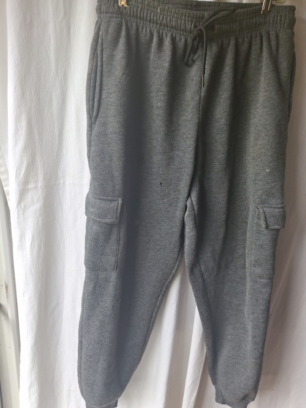 Ascend Dark Gray Cargo Jogger Sweatpants